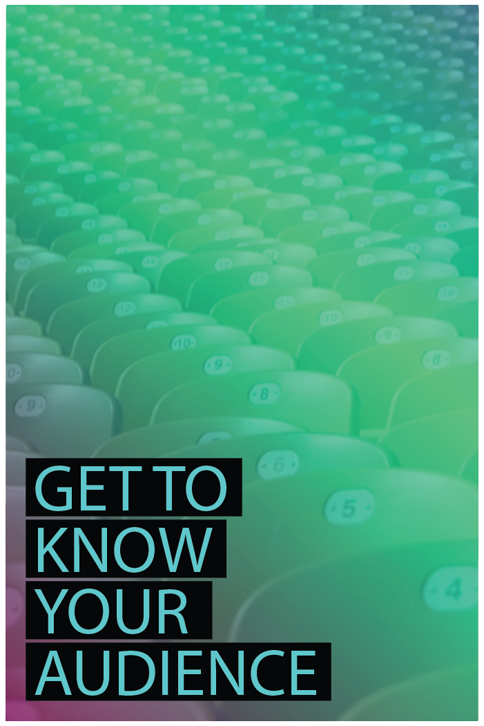 "Get to Know Your Audience" poster image